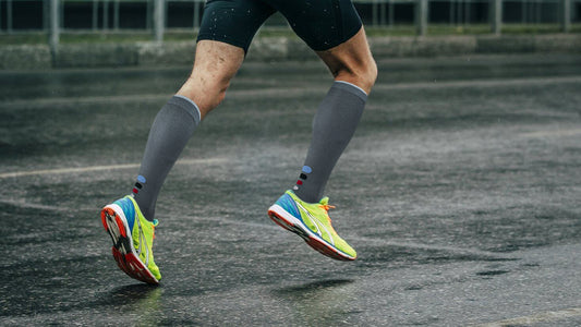 healthy running with compression socks