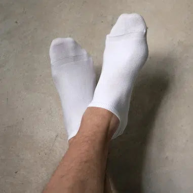 Men's White Socks - High Quality Clean Look with GoWith