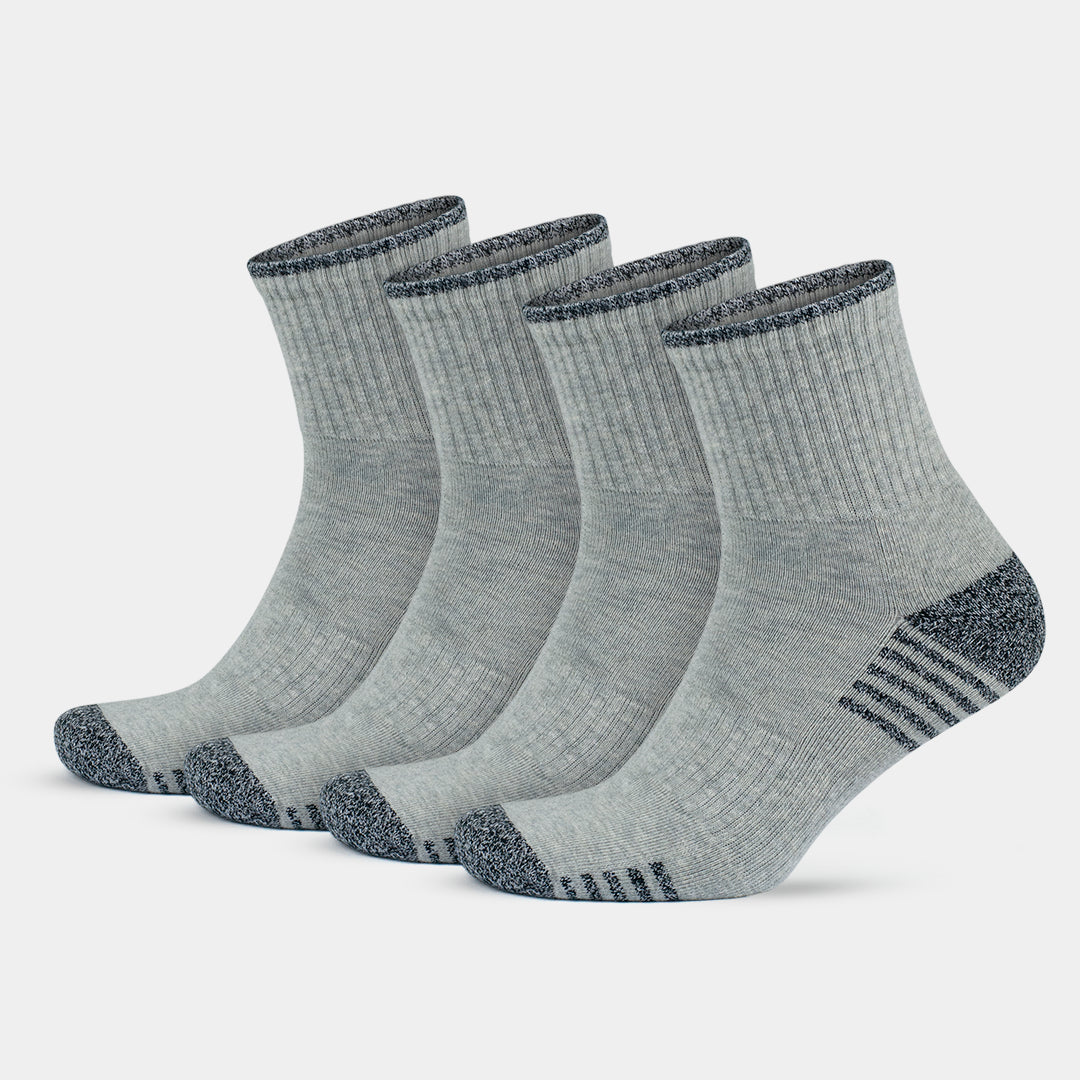 GoWith performance socks with cushion gray 4 pairs