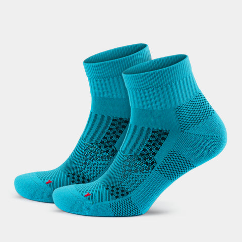 GoWith performance socks with cushion blue 2 pairs