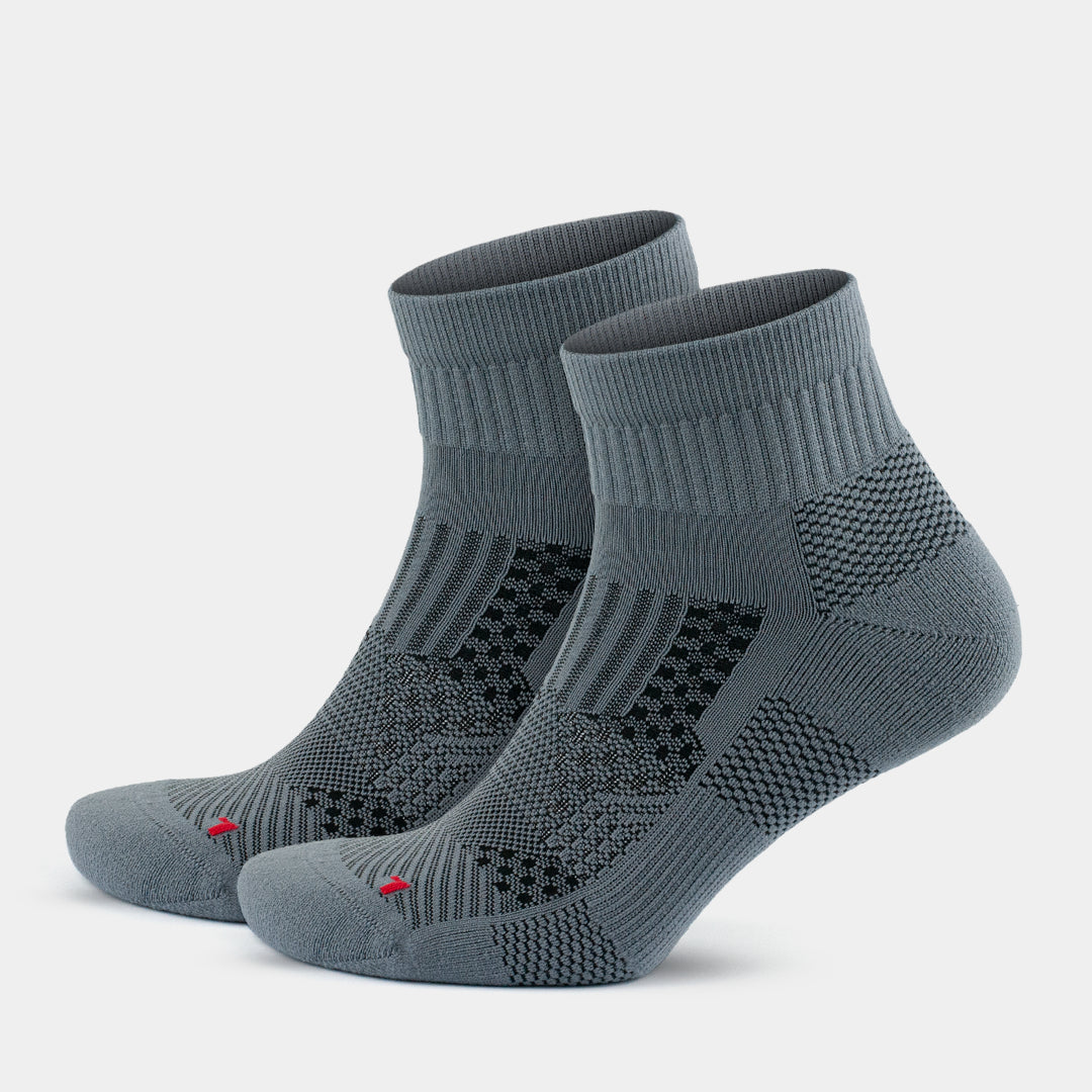 GoWith performance socks with cushion gray 2 pairs