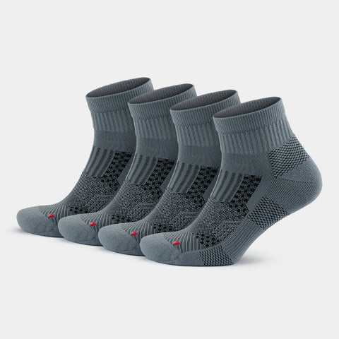 GoWith performance socks with cushion gray 4 pairs