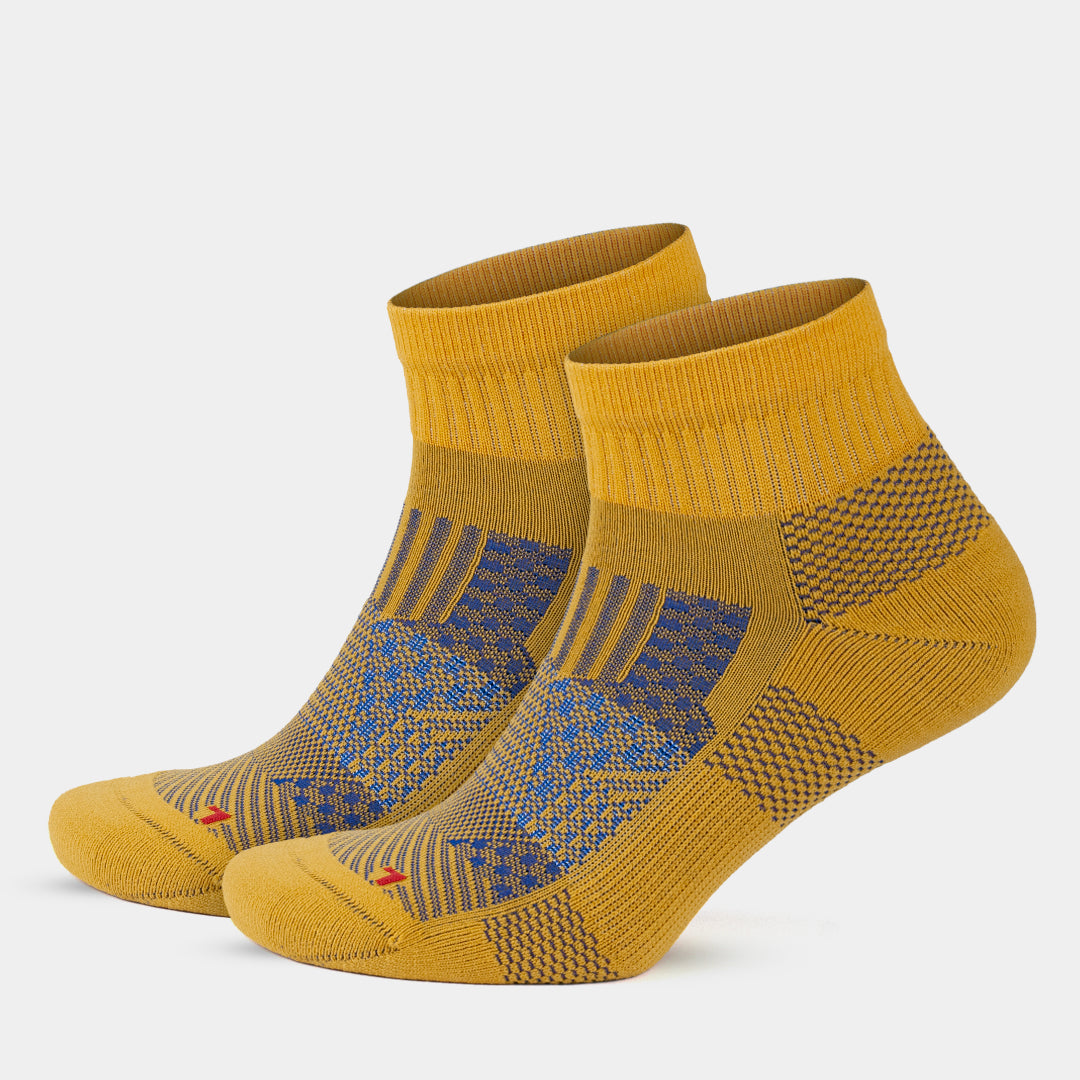 GoWith performance socks with cushion yellow 2 pairs