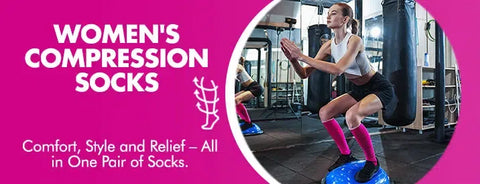 GoWith women's compression socks collection banner mobile